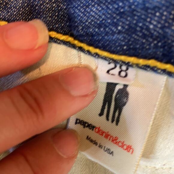 Paper Denim Cloth Vintage 1yr Stretch Jeans 28 - Picture 7 of 8